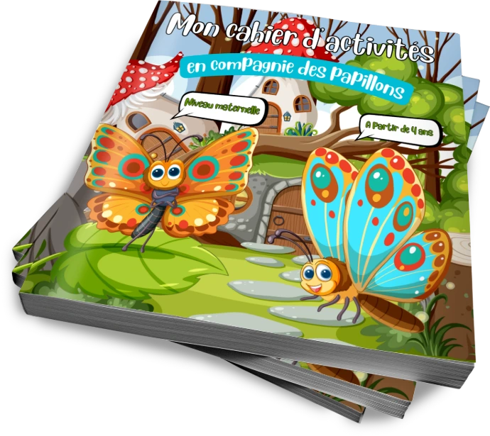 Cahier d'activités avec lespapillons