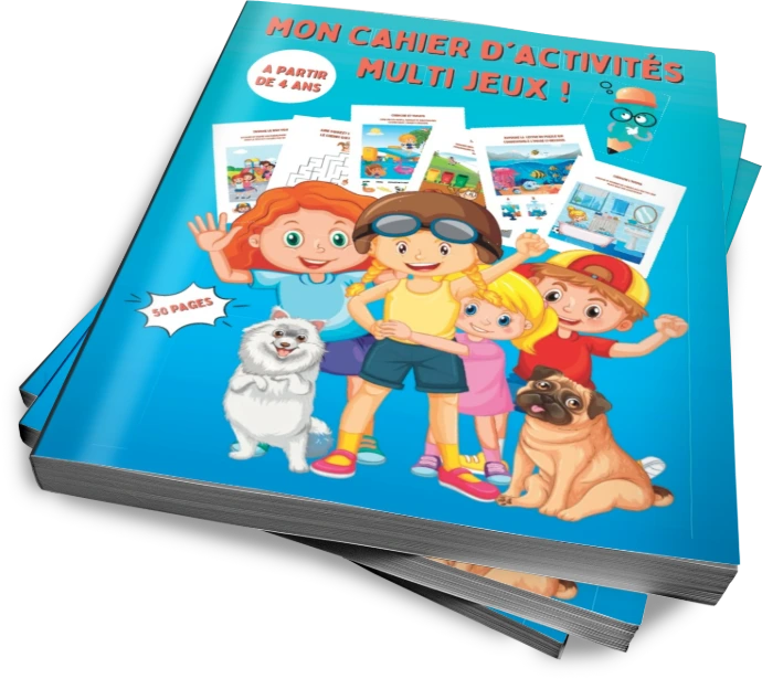 Cahier enfants multi-jeux