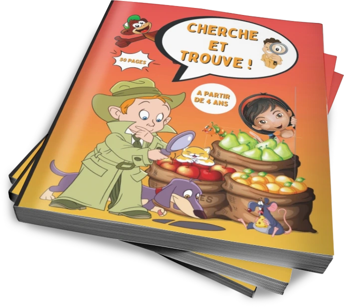 Cahier jeux enfant cherche et trouve