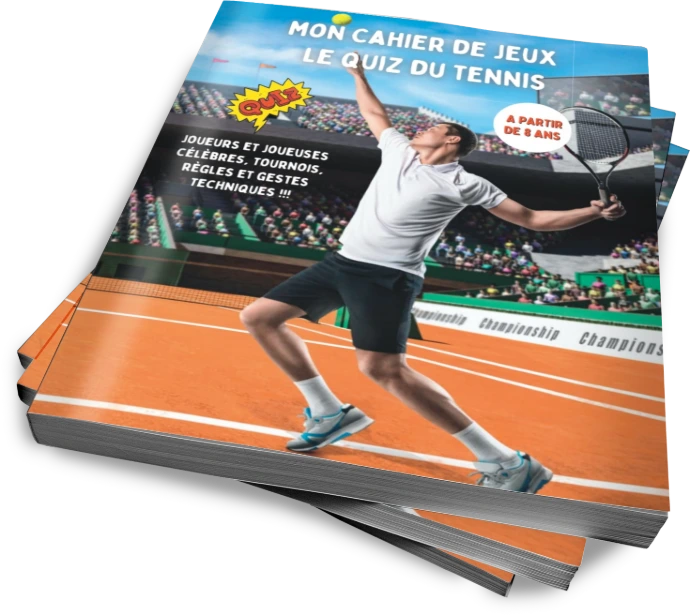 Cahier jeux quiz sur le tennis