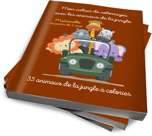 Coloriages animaux e la jungle