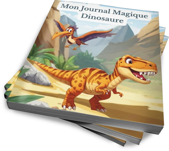 Journal de gratitude dinosaure pour enfants