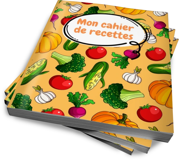 Cahier de recettes à remplir