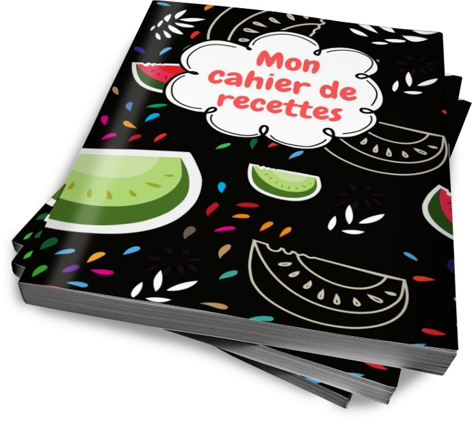 Cahier de recettes à remplir