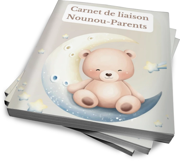 Cahier de liason nounou parents en couleur
