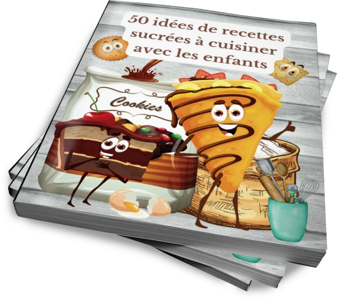 Cahier 50 idées de recettes de cuisine pour enfants