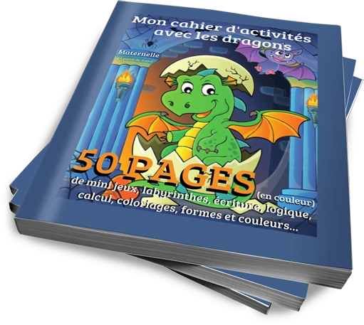 Cahier d'activités avec les dragons