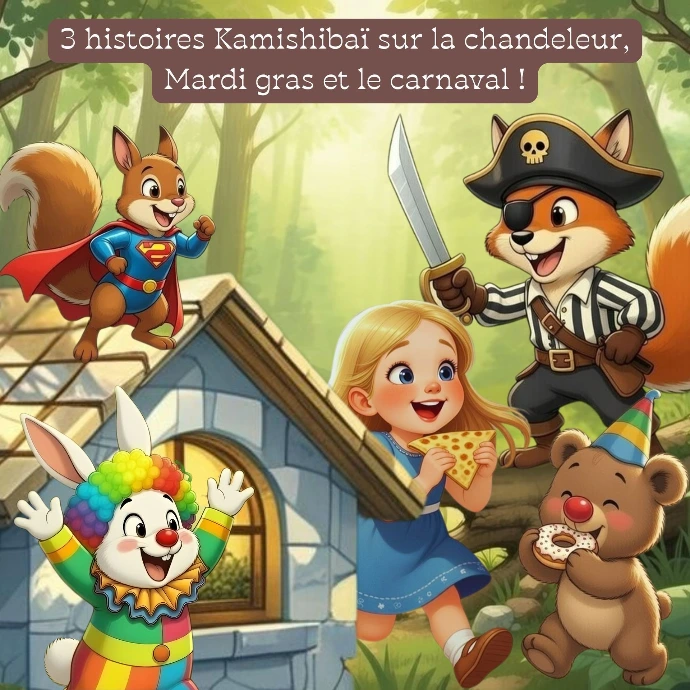 Histoires kalmishibaï chandeleur mardi gras carnaval