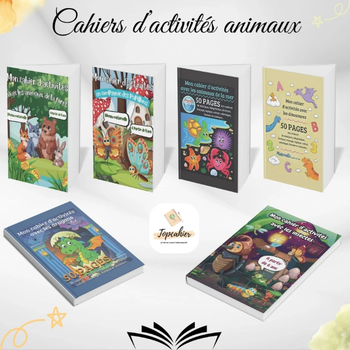 Cahiers d'activités animaux